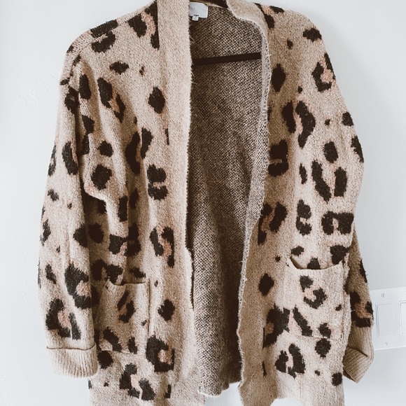 H&M Sweaters - Cheetah Cardigan